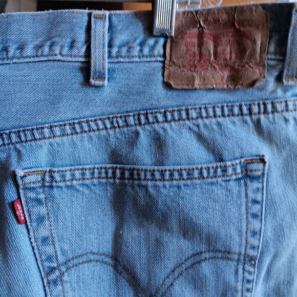 Levis Jeans 560 50x32 Tagged Jeans Comfort Fit Vintage 90s 48x31 Actual - Picture 3 of 5